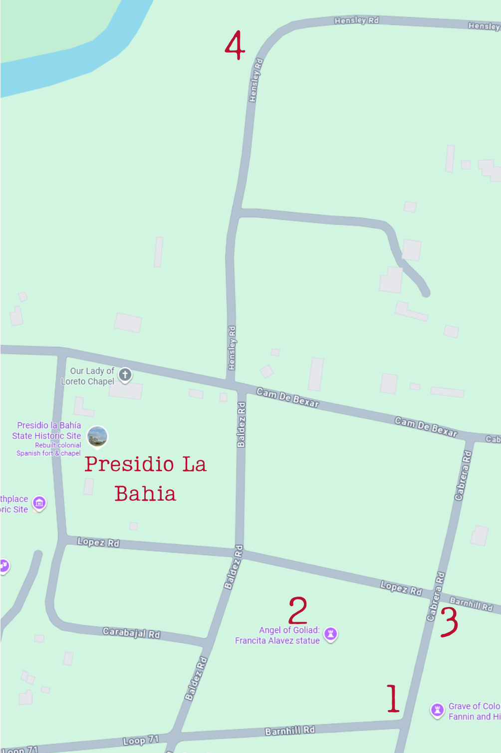 Lost Cannon Stories Tour Locations